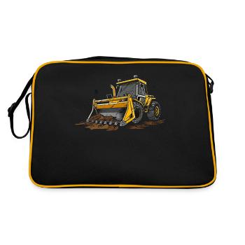 Amateurs de chargeuses compactes - Sac Retro - noir/or - Dos