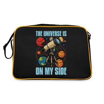 Astrologue L’univers est de mon côté Astronome - Sac Retro - noir/or - Dos