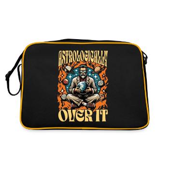 astrologue astrologiquement au-dessus de la diseuse de bonne aventure - Sac Retro - noir/or - Dos