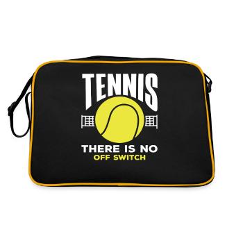 Joueur de tennis Pas d’interrupteur d’arrêt - Sac Retro - noir/or - Dos