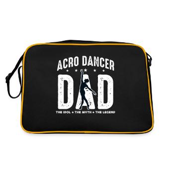 Acro Dancer Dad The Idol The Myth Loves Acrobatics - Retro Bag - black/gold - Back