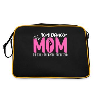Acro Dancer Mom The Idol The Myth Loves Gymnastics - Retro Bag - black/gold - Back
