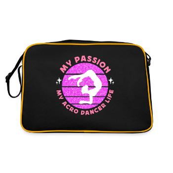 Acro Dancer My Passion My Acro Dance Gymnastics - Retro Bag - black/gold - Back