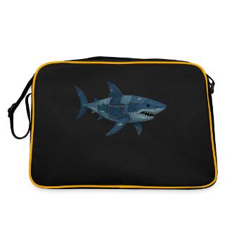 Denim Requin - Sac Retro - noir/or - Dos
