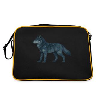 Denim loup - Sac Retro - noir/or - Dos