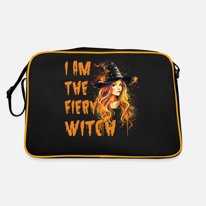 Effrayant Pin-up Sorcière Halloween Sac Retro