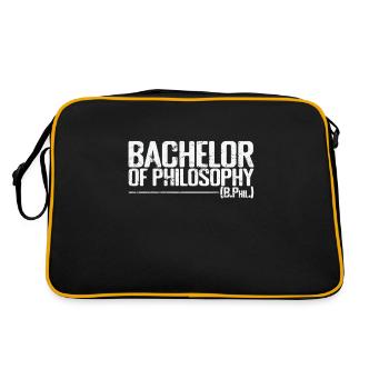 Baccalauréat en philosophie (B.Phil.) - Sac Retro - noir/or - Dos