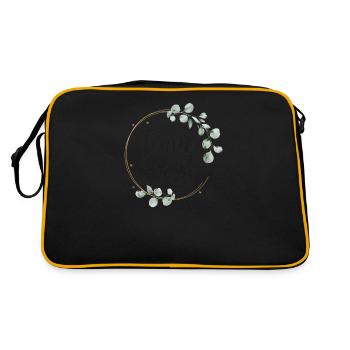 Équipe Mariée Demoiselles d’honneur Eucalyptus Enterrement de vie de garçon Mariage - Sac Retro - noir/or - Dos