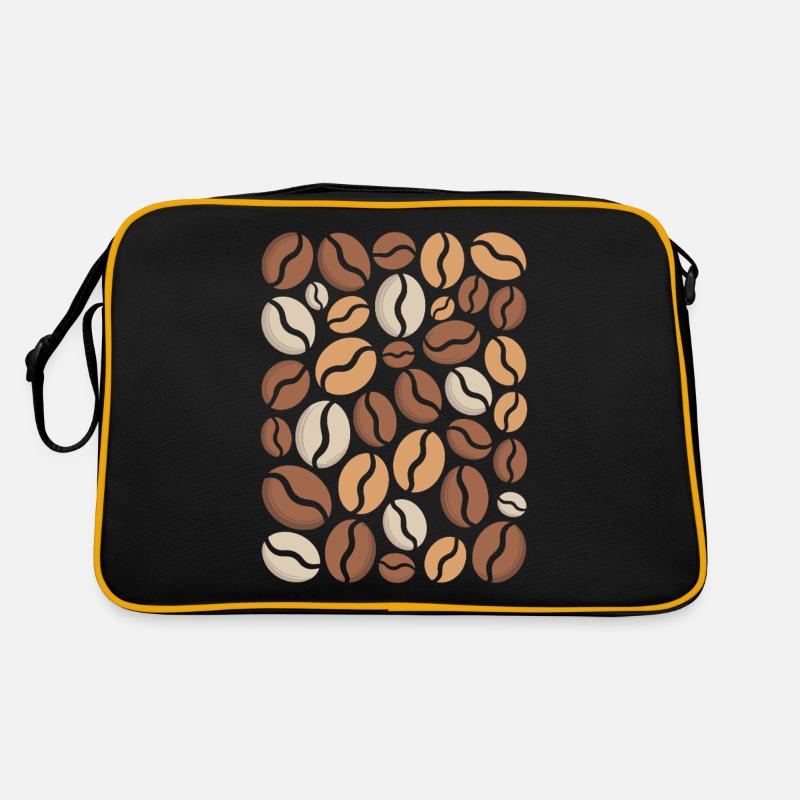 Coffee Bean Pattern Lover Retro Bag