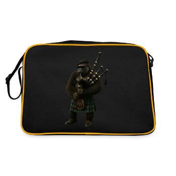 Cornemuse Gorilla - Sac Retro - noir/or - Dos