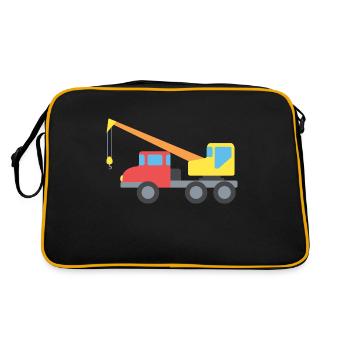 Camion-grue - Sac Retro - noir/or - Dos