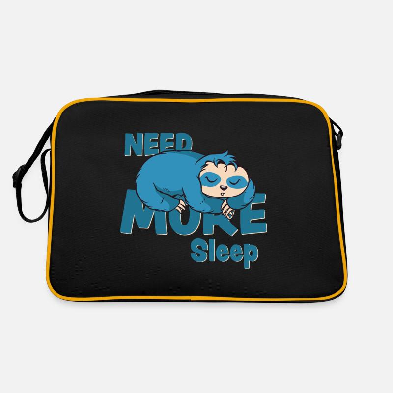 Need More Sleep Sloth Retro Bag