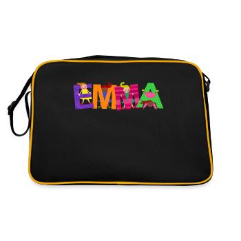 Emma - Sac Retro - noir/or - Dos