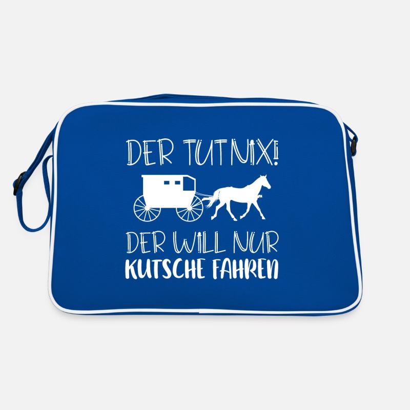 Kutscher Kutsche Pferdekutscher Kutschieren Retro Tasche