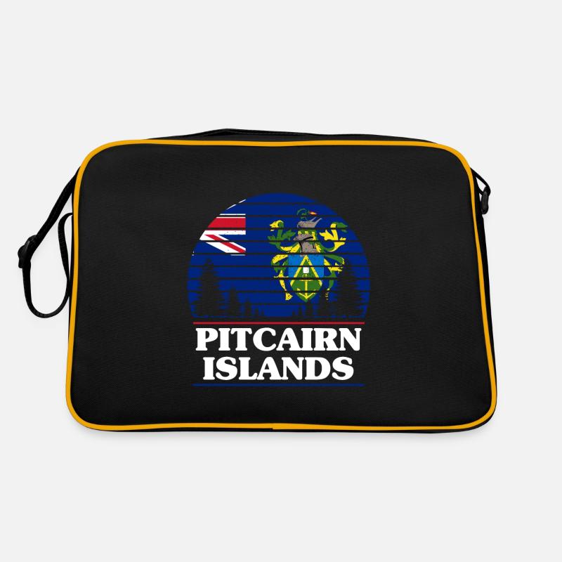 Pitcairninseln Retro Tasche