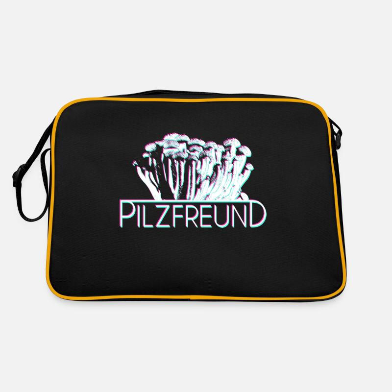 Pilze Bunt Retro Tasche