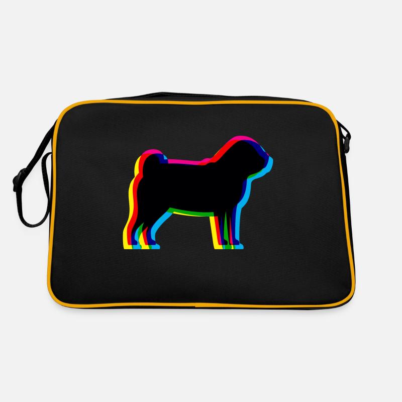 CMYK Mops Retro Tasche