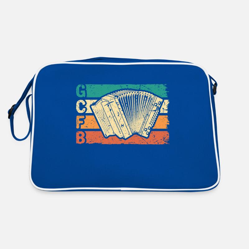 Retro Steirische Harmonika GCFB, Quetschn Retro Tasche