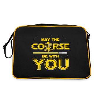 Disc Golf Frisbee Que la Corse soit avec vous - Sac Retro - noir/or - Dos