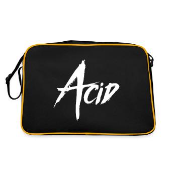 ACIDE - Sac Retro - noir/or - Dos