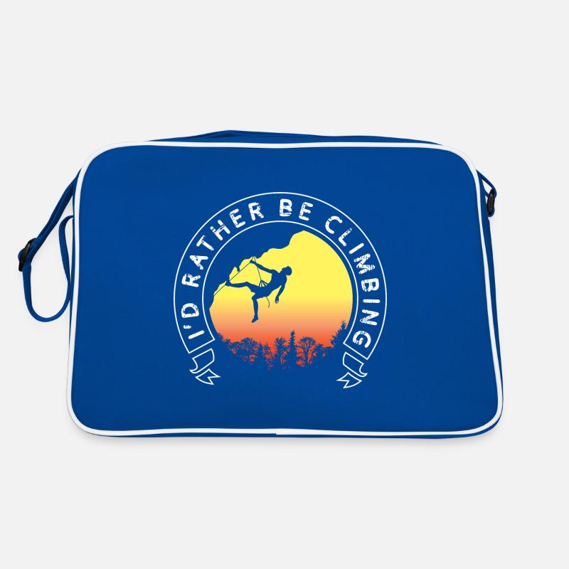 Eher klettern Reiseführer Gift Retro Tasche