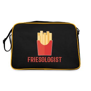 Cadeau gastronomique frison - Sac Retro - noir/or - Dos