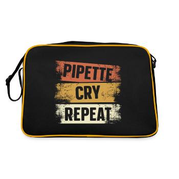 Pipette Cry Répétition Biologiste Science B - Sac Retro - noir/or - Dos