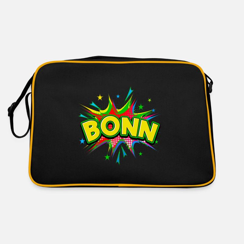 Bonn Germany City Pop Art Comic Art Retro Bag
