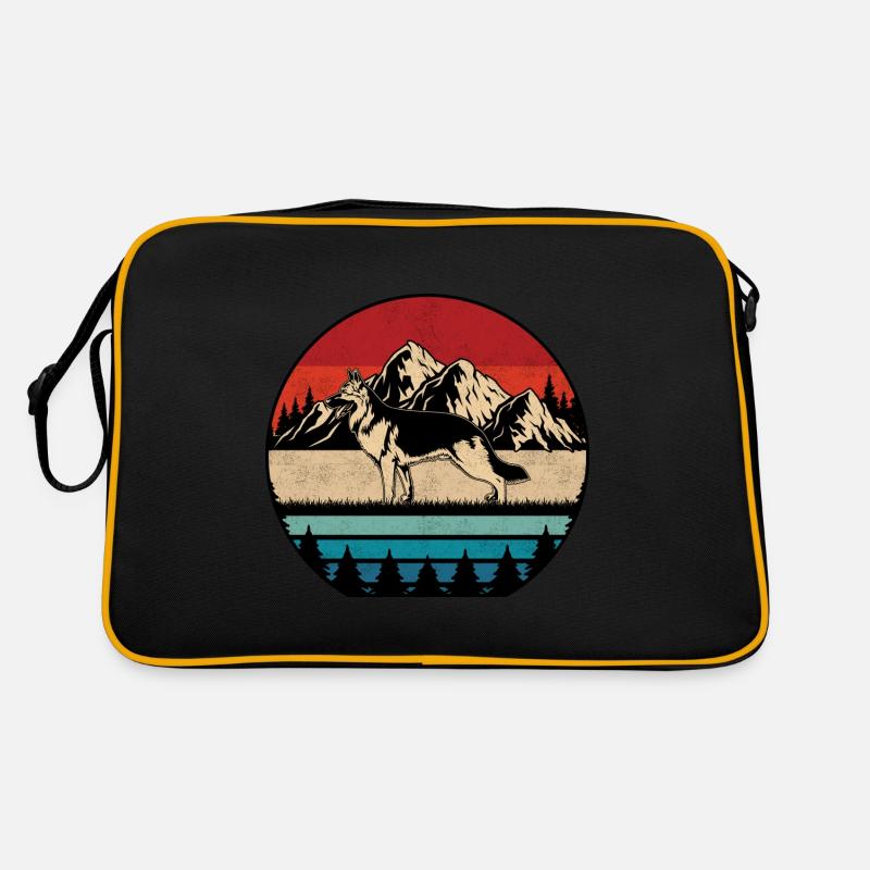 German Shepherd Retro Bag