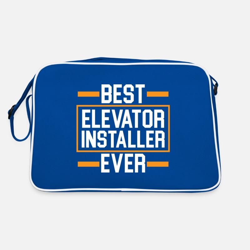 Best elevator installer ever operator Retro Bag