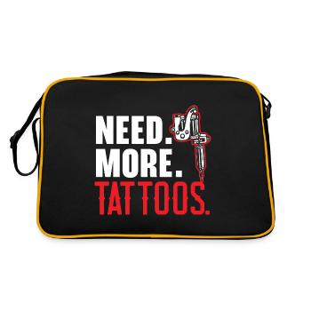 Besoin de plus de tatouages tatouage tatouage t - Sac Retro - noir/or - Dos