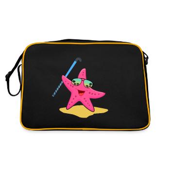 Hockey de plage Club de hockey de plage Hockey de plage - Sac Retro - noir/or - Dos