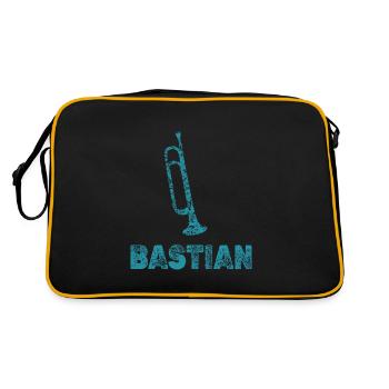 Trompettes Bastian - Sac Retro - noir/or - Dos