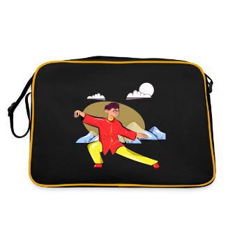 Tai Chi - Retro Bag - black/gold - Back