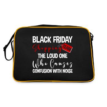 Équipe d’achat du Black Friday 2 - Sac Retro - noir/or - Dos