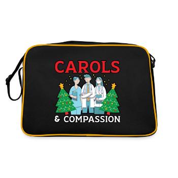 Noël des chants et de l’infirmière Compassion - Sac Retro - noir/or - Dos