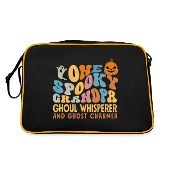 Un grand-père effrayant Père Costume d’Halloween rétro - Sac Retro - noir/or - Dos