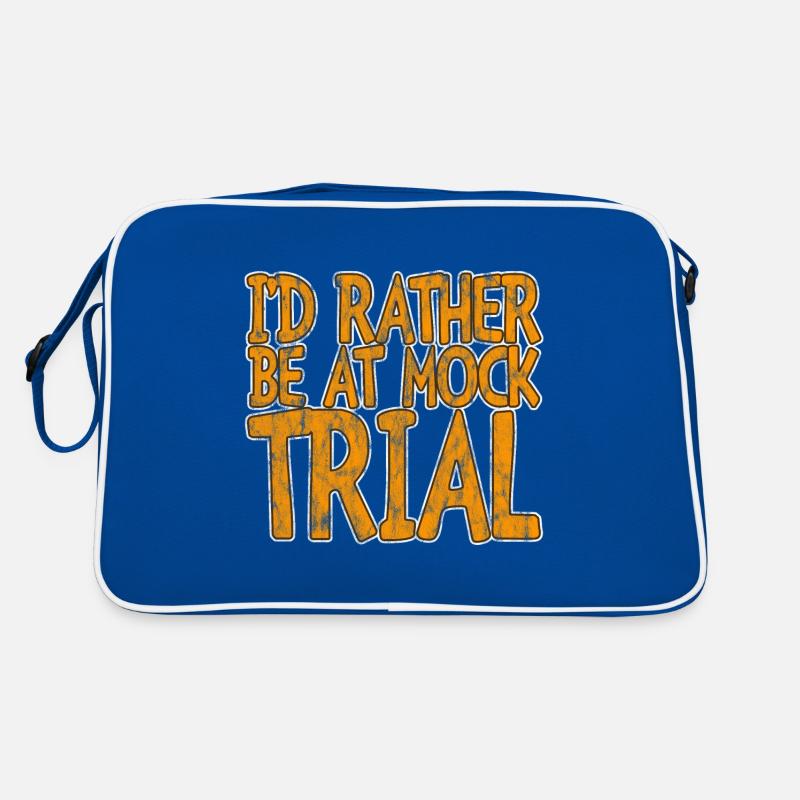 Je préfère être à un procès simulé 3 Sac Retro