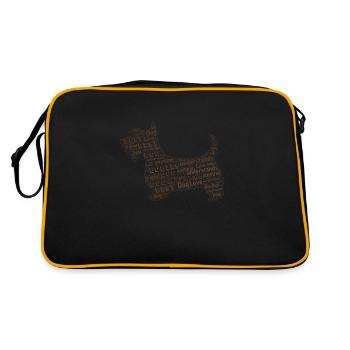 Dictons de chien - Sac Retro - noir/or - Dos