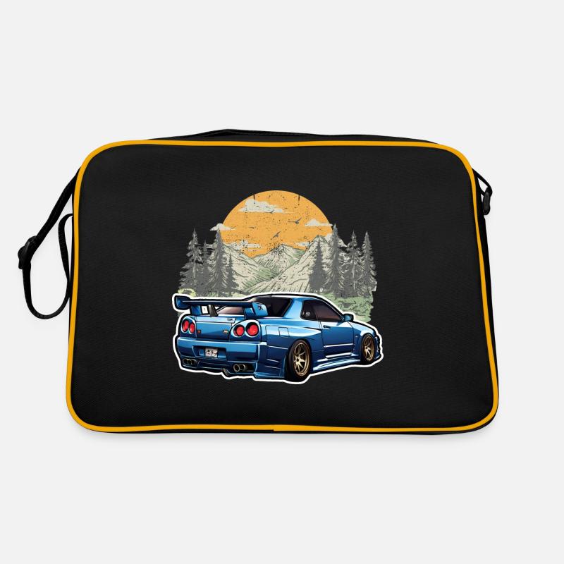 Jdm / Tuning / Turbolader / Felgen / Chiptuning Retro Tasche