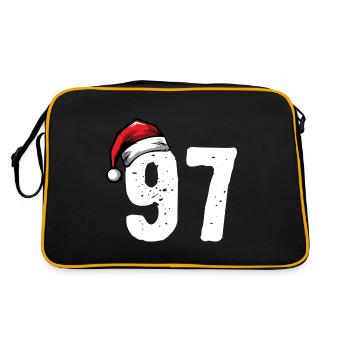 97 Numéro Noël - Sac Retro - noir/or - Dos