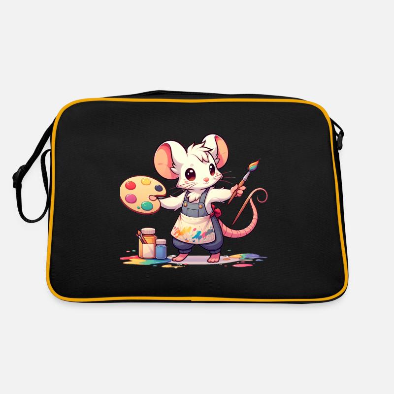 Artiste de souris mignon Sac Retro