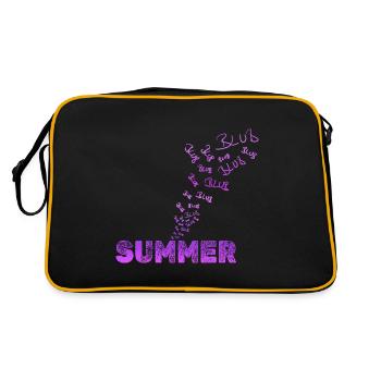 Fun Summer - Retro Bag - black/gold - Back