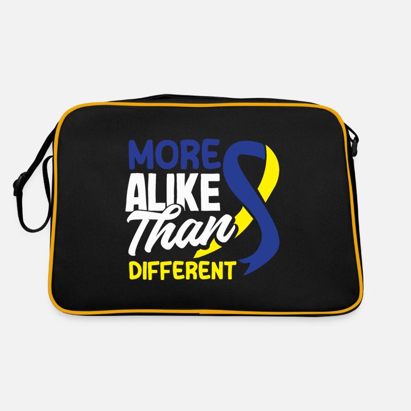 Love Doesn't Count Chromosomes Down Syndrome Retro Tasche