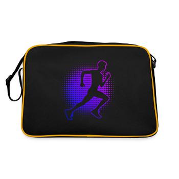 Cross Country Running Laufen Jogging Joggen - Sac Retro - noir/or - Dos