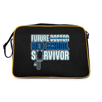 Survivant de l’école de médecine du futur 2 - Sac Retro - noir/or - Dos