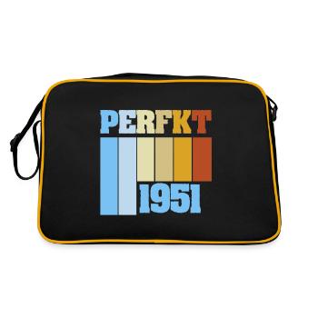 1951 1951 - Sac Retro - noir/or - Dos