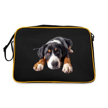 Bouvier Suisse - Sac Retro - noir/or - Dos