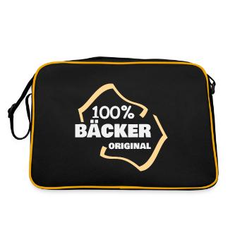 Baker - Retro Bag - black/gold - Back