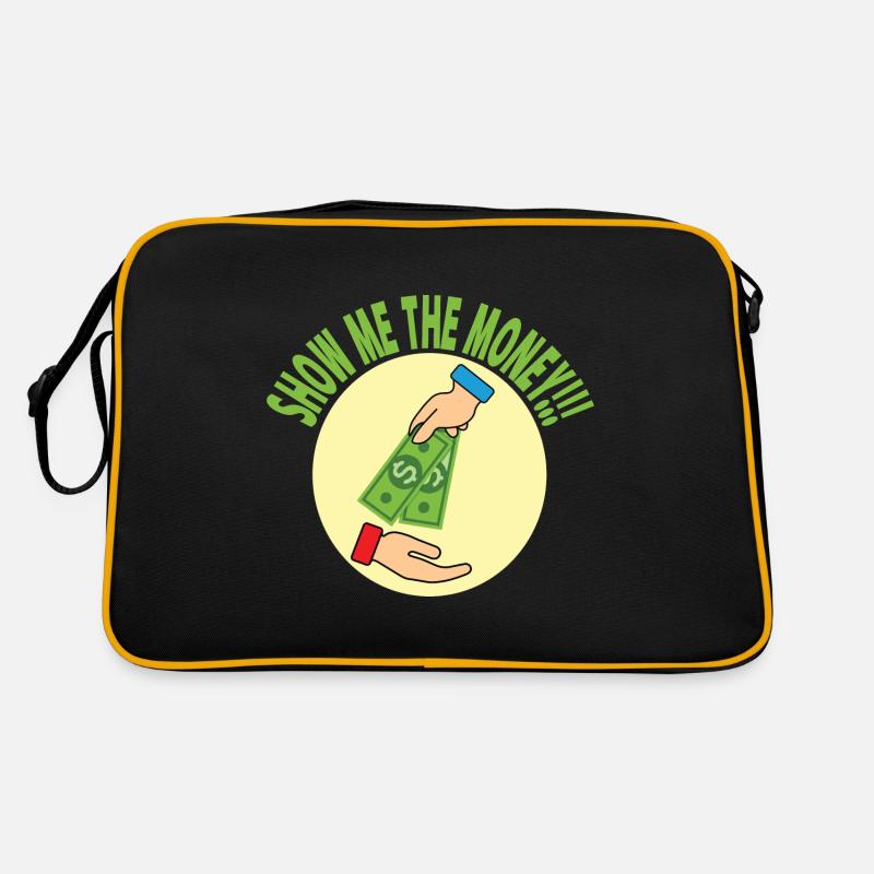Show Money Design for High-Earning Professionals Retro Bag